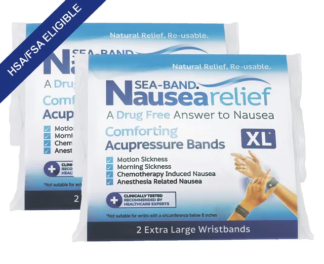 sea-band-xl-adult-braccialetti-anti-nausea-twin-pack-per-polsi-da-20-cm-e-oltre image 1